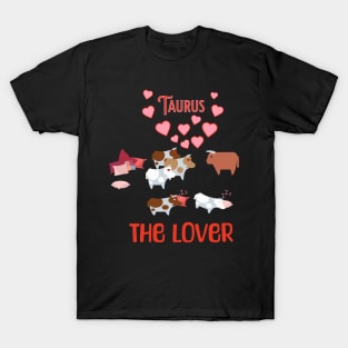 The characters of the zodiac: Taurus T-Shirt